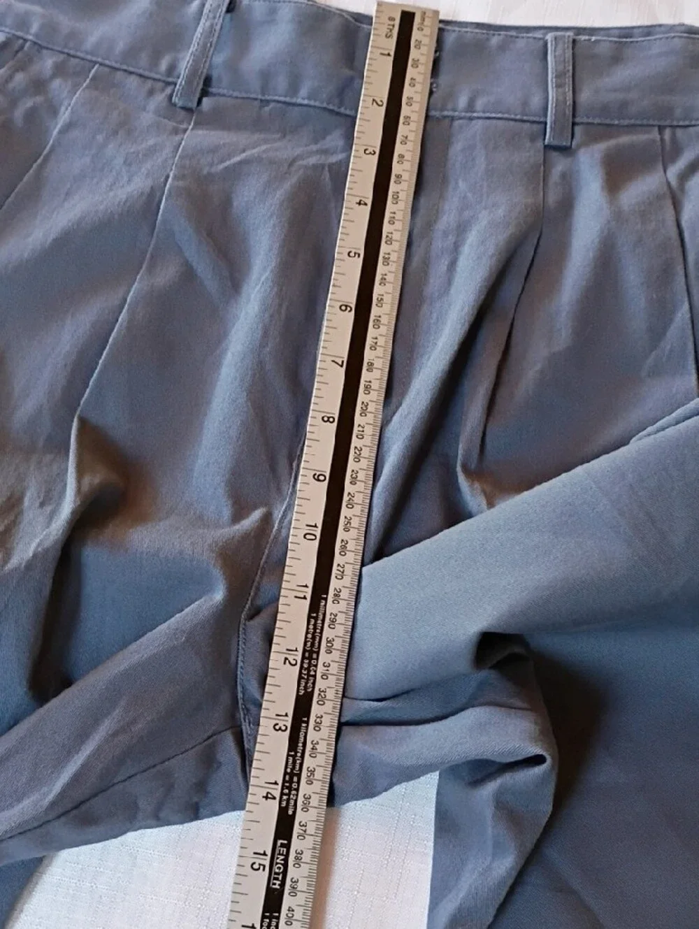 Madewell Women's Slate Blue Pleated Chinos Pants Size 6 New WT